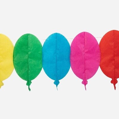 Papiergirlande Ballons 6m