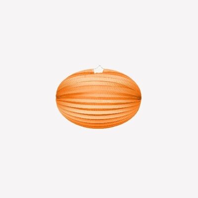 Lanterne en papier ronde Orange D25cm