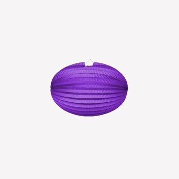 Lanterne en papier ronde Violet D25cm