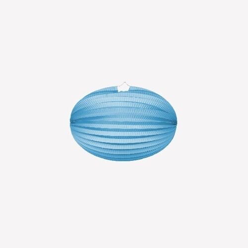 Paper lantern round Baby blue D25cm