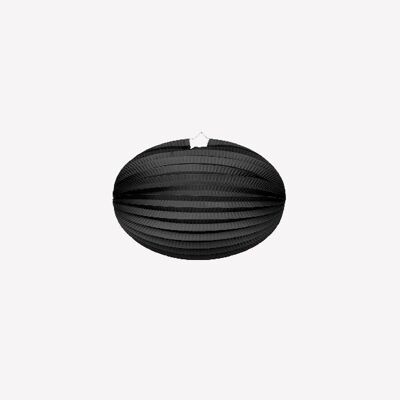 Paper lantern round Black D25cm