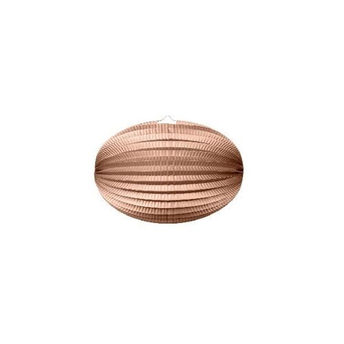 Paper lantern round Rose gold metallic D25cm