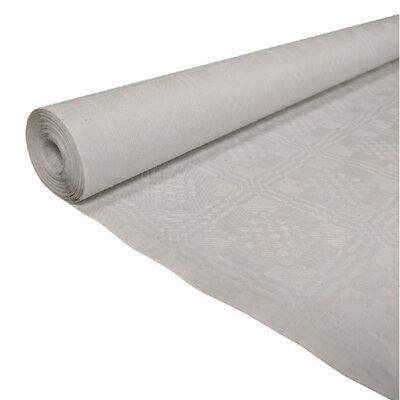 Nappe en papier 1,19x8m blanc