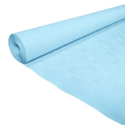 Paper tablecover 1,19x8m baby blue