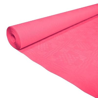 Paper tablecover 1,19x8m hot pink