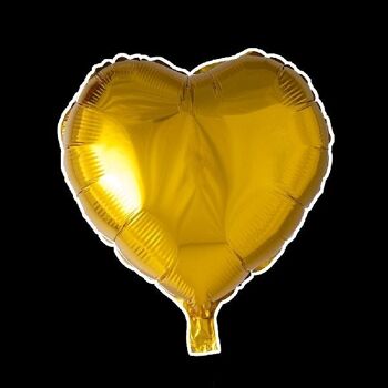 Ballon aluminium heartshape 18'' or emballage individuel