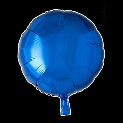 Foilballoon round 18'' navy blue singlepacked