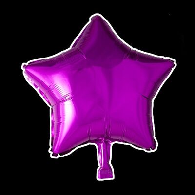 Folienballon Stern 18'' pink einzelverpackt