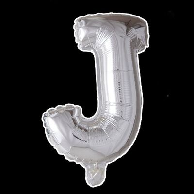 Folienballon 16'' J silber