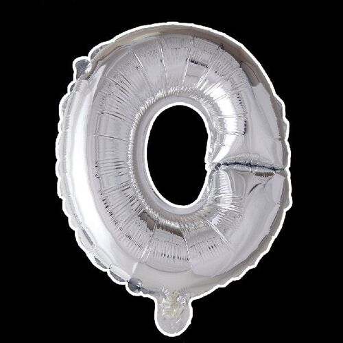 Foilballoon 16'' O silver