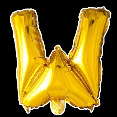Folienballon 16'' W gold