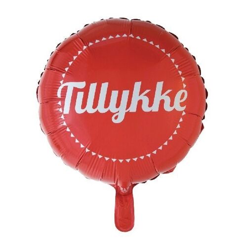 Foilballoon 18'' Tillykke