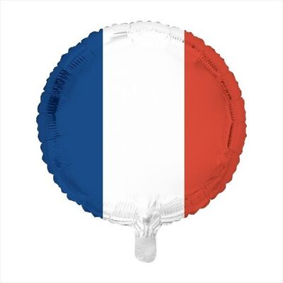 Ballon Foil 18'' Drapeau Français