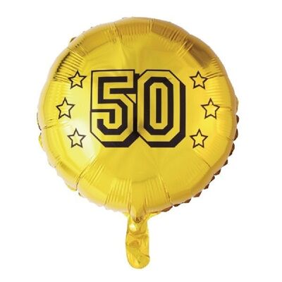 Folienballon 18'' 50. Jubiläum
