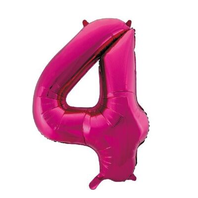 Folienballon 34" Nr. 4 rosa