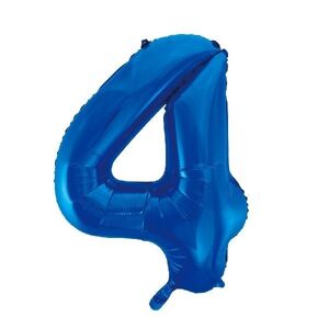 Ballon Foil 34" n° 4 bleu