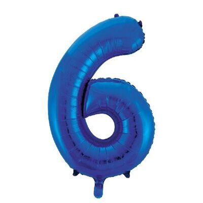 Ballon Foil 34" n° 6 bleu