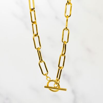 Sahab-Halskette aus Goldstahl