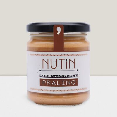 Nut'In Pralino Crema Spalmabile Bio - Mandorla Nocciola Pralinata 200gr