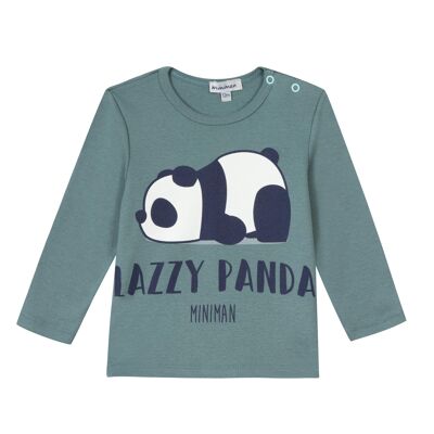 T-shirt manches longues Oeko-Tex® motif imprimé panda#2V10001|47