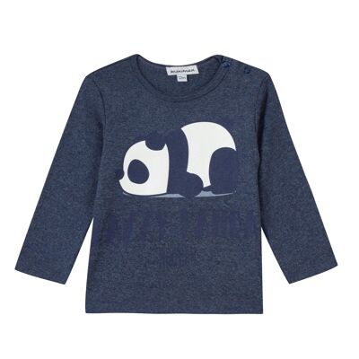 T-shirt manches longues Oeko-Tex® motif imprimé panda#2V10001|46