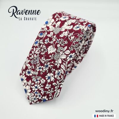 Cravate fleurie "Ravenne"