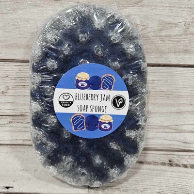 Blueberry Jam Exfoliating Soap Sponge