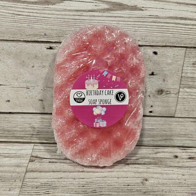 Birthday Cake Exfoliating Soap Sponge