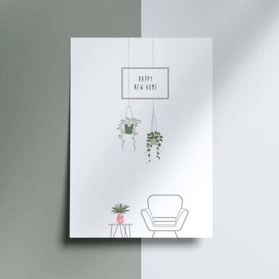 greeting card - happy new home