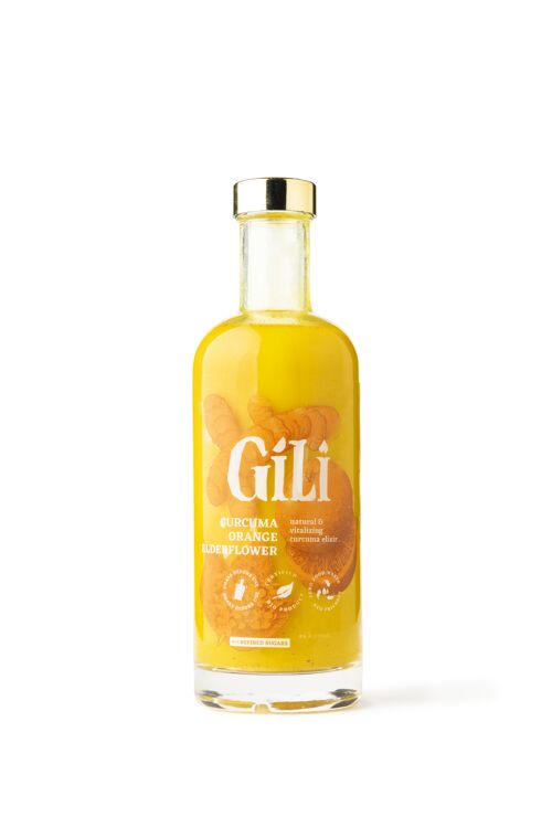 GILI Natural Turmeric Elixir & Organic Vitalising 500mL