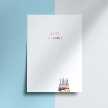 carte de voeux - joyeux anniversaire 1