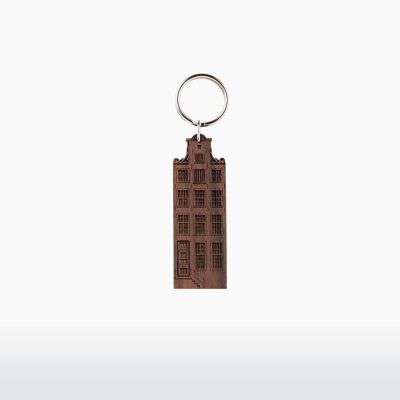 x10 Keyring - Canal house - Oude Turfmarkt 143 - Walnut