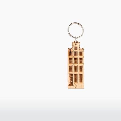 x10 Keyring - Canal house - Oude Turfmarkt 143 - Maple