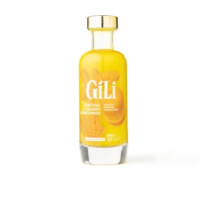 Elixir natural y vitalizante de cúrcuma orgánica GILI 200 ml
