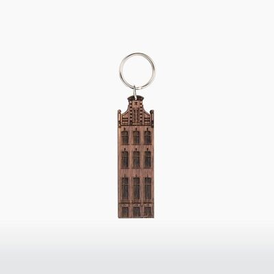 x10 Keyring - Canal House - Keizersgracht 526 - Walnut