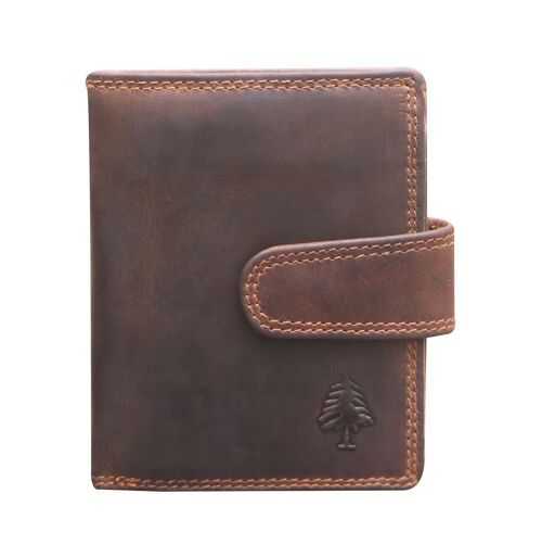 Josy Wallet Women RFID Protection Small Wallet Leather Men - Khaki