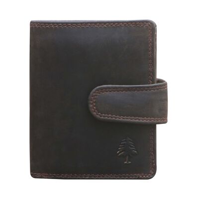 Josy Wallet Women RFID Protection Small Wallet Leather Men - Brown
