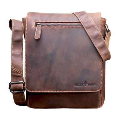 Lutz Small Shoulder Bag Men's Leather Bag Women's Crossbody - Khaki