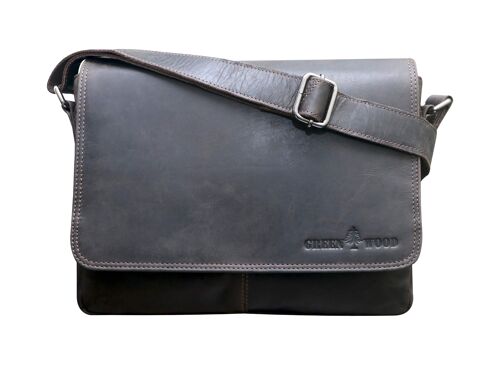 Gebhard Small Shoulder Bag Women's Leather Bag Men's Tablet Bag - Brown
