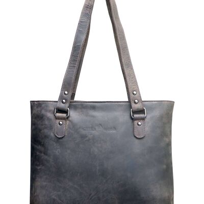 Olivia Top Handle Borsa Shopper In Pelle Borsa A Tracolla Tote Donne - Marrone