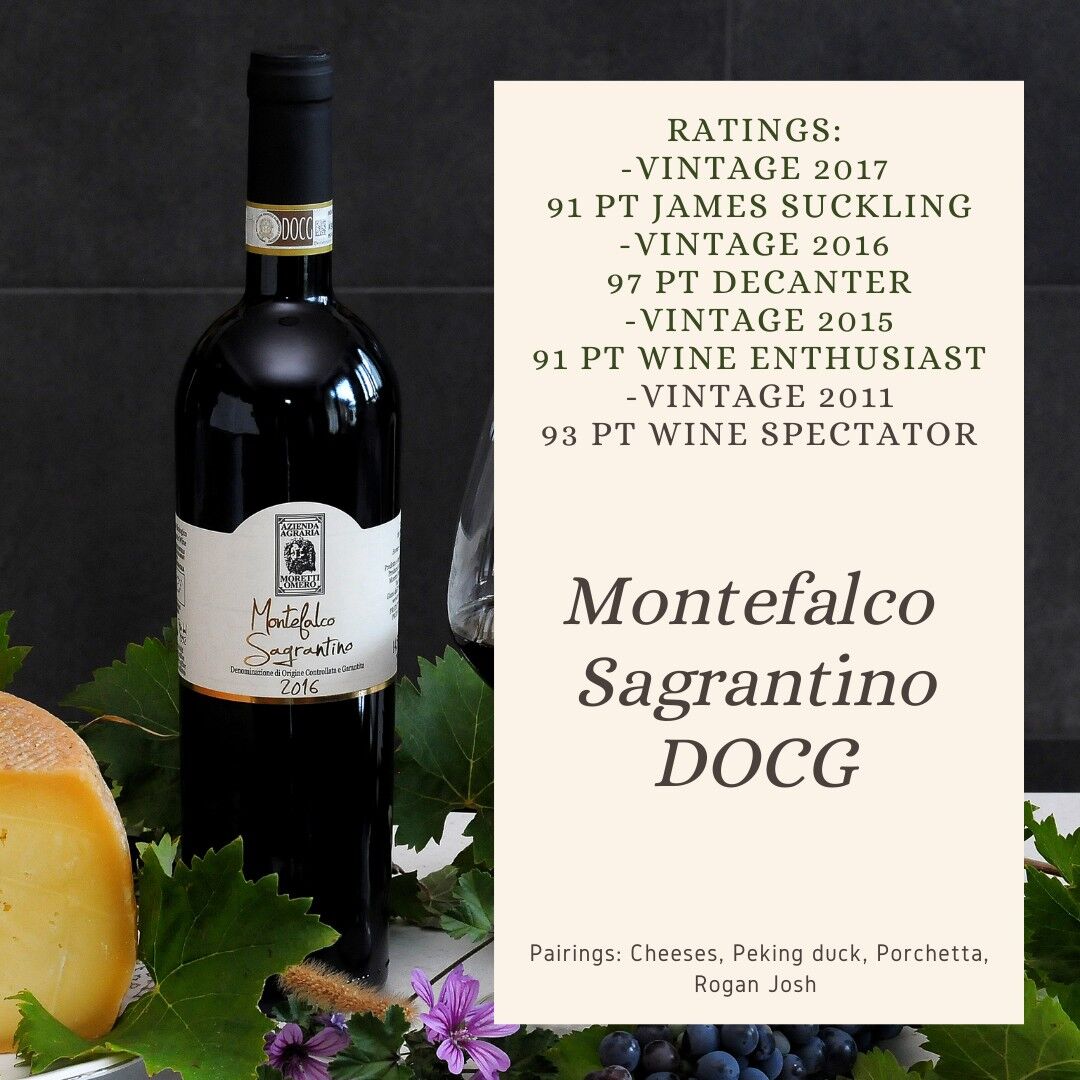 MONTEFALCO SAGRANTINO DOCG BIOLOGICO 2020