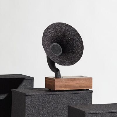 Amplificateur de smartphone acoustique - Noyer