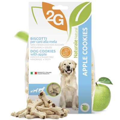 Biscuits pour chiens aux pommes | Ingrédients 100% naturels, Fabriqué en Italie 350 g
