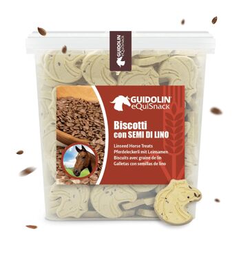 Biscuits artisanaux pour chevaux aux graines de lin 2,5 kg 1