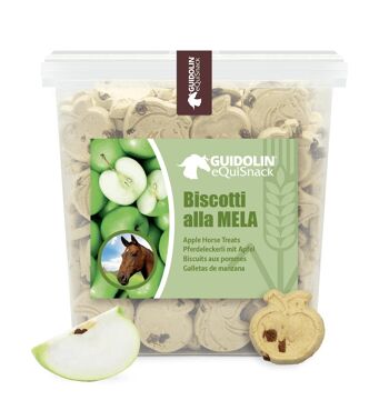 Biscuits naturels pour chevaux à la pomme | Fabriqué en Italie 2,5 kg 1