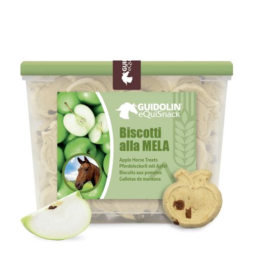 Biscotti naturali per cavalli con mela | Made in Italy 700 g
