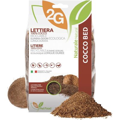 Lit Coco | Litière végétale pour chats, lapins et reptiles 1 litre