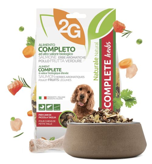Diet Complete Herbs | Cibo completo per cani, Made in Italy 350 g