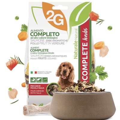 Herbes complètes diététiques | Aliment complet pour chiens, fabriqué en Italie 350 g