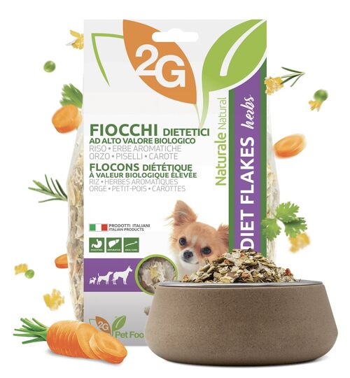 Diet Flakes Herbs | Mangime complementare per cani 350 g